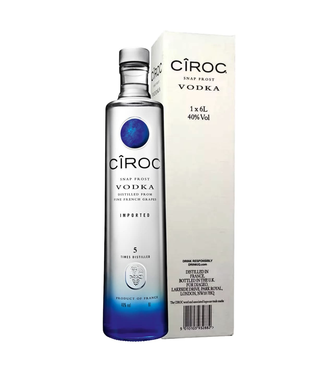 Ciroc Vodka, 6 Litres
