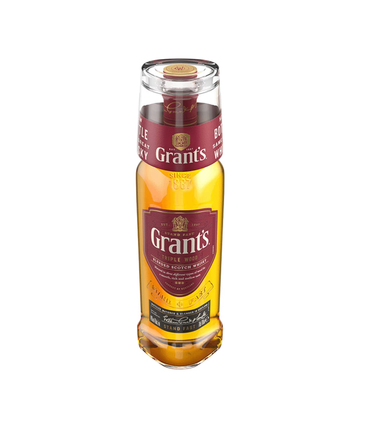 Grants Triple Wood with Glass