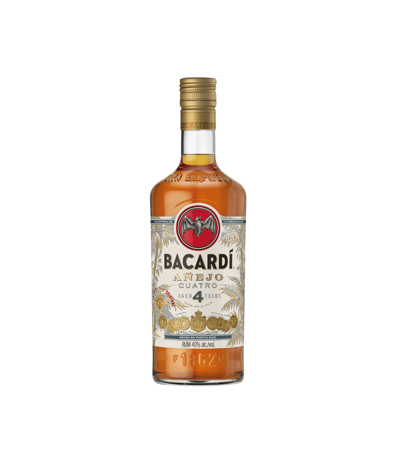 Bacardi Anejo Cuatro 4 Year Old Rum